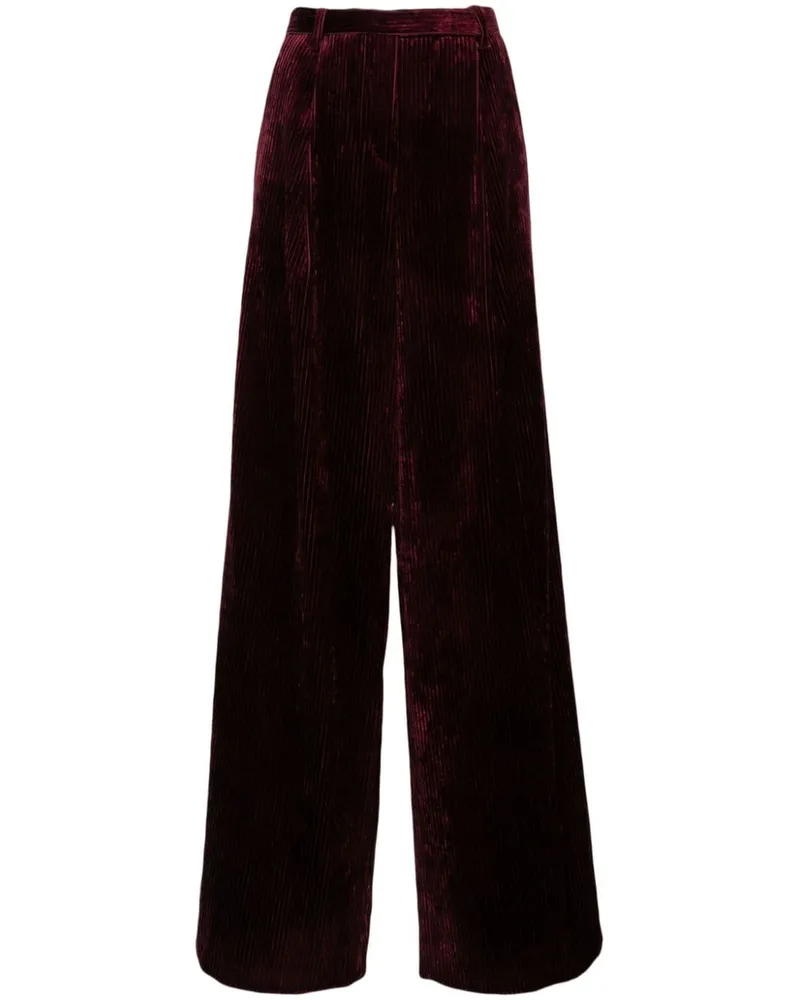 Dorothee Schumacher Wide-Leg-Hose mit Bundfalten Rot