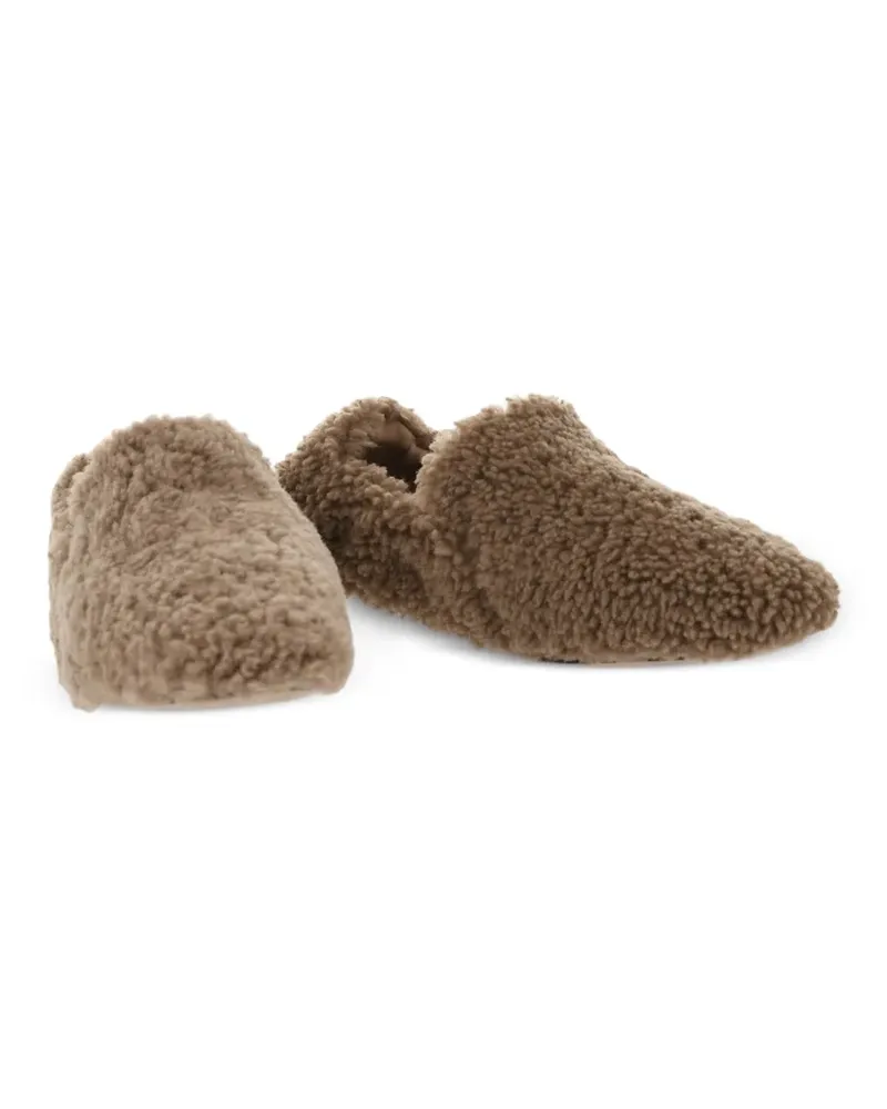 Le Monde Béryl Orlando Loafer aus Shearling - Braun Braun