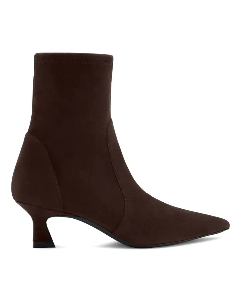 Stuart Weitzman Vinnie Stiefeletten mit spitzer Kappe - Braun Braun