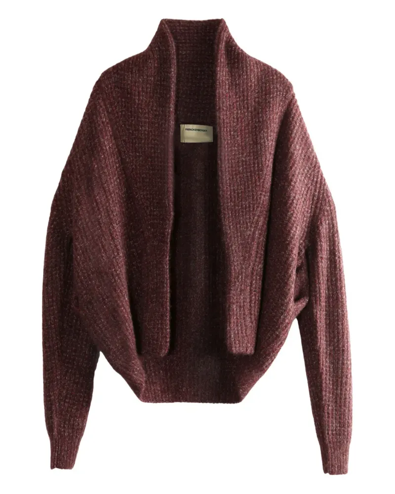 Frenckenberger shawl-collar knitted cardigan - Rot Rot