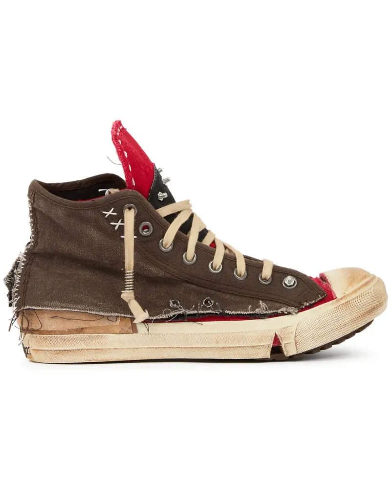 Maison Margiela High-Top-Sneakers im Used-Look - Braun Braun