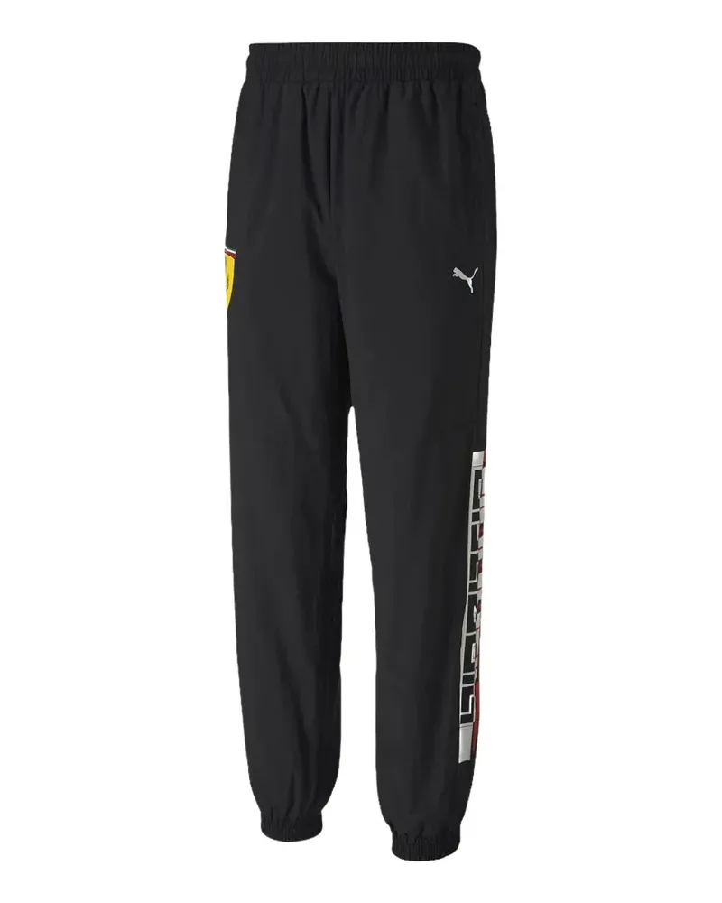 Puma x Scuderia Ferrari Jogginghose mit Stretchbund - Schwarz Schwarz