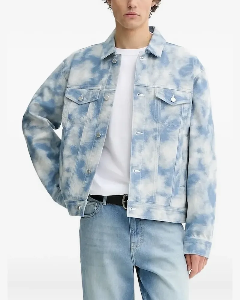 LES DEUX Rally Cloud Jeansjacke - Blau Blau