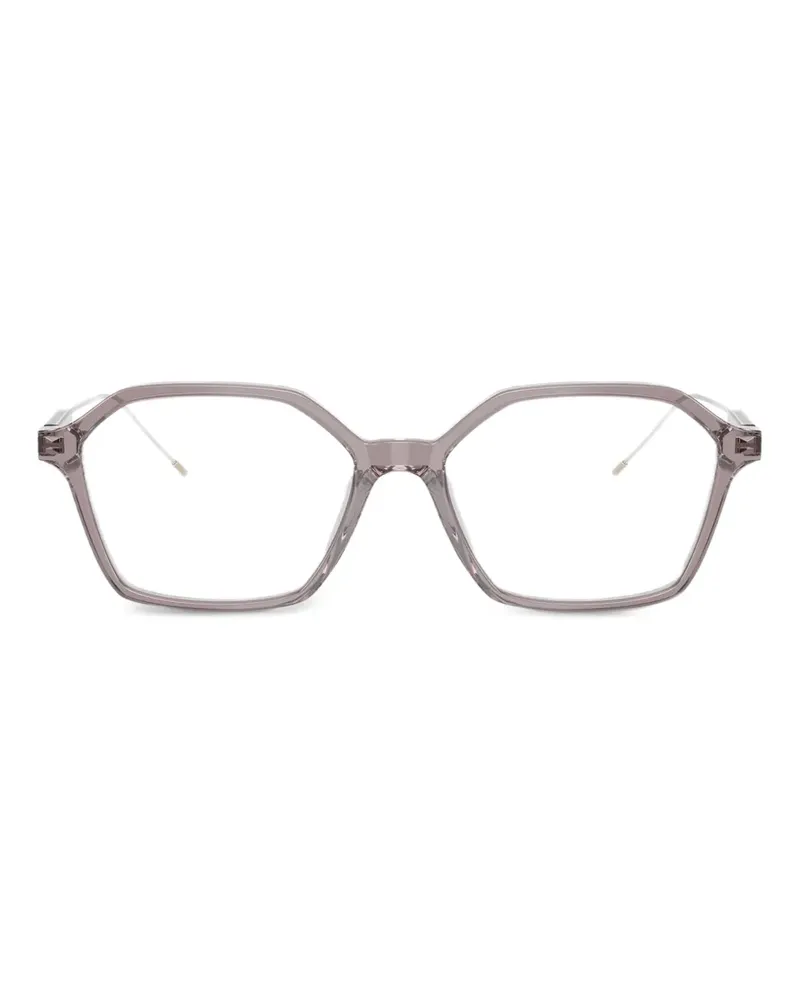 Brunello Cucinelli Brille mit geometrischem Gestell - Grau Grau