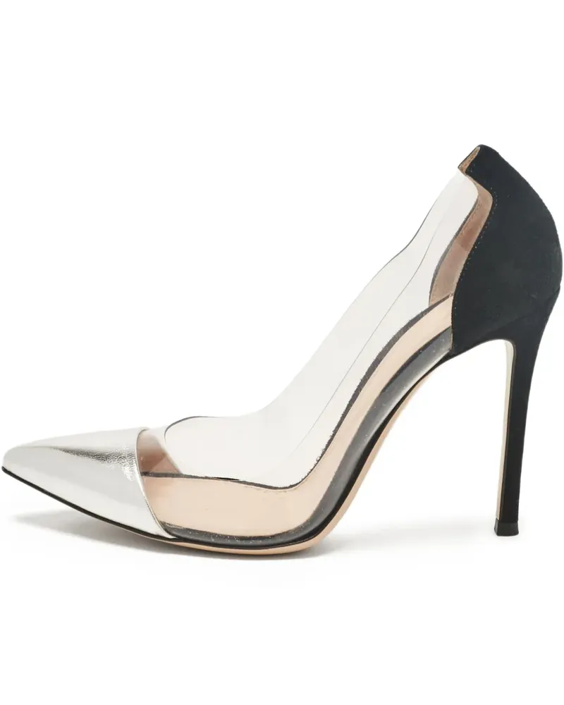 Gianvito Rossi Pre-owned Spitze Metallic-Pumps 100mm - Weiß Weiß