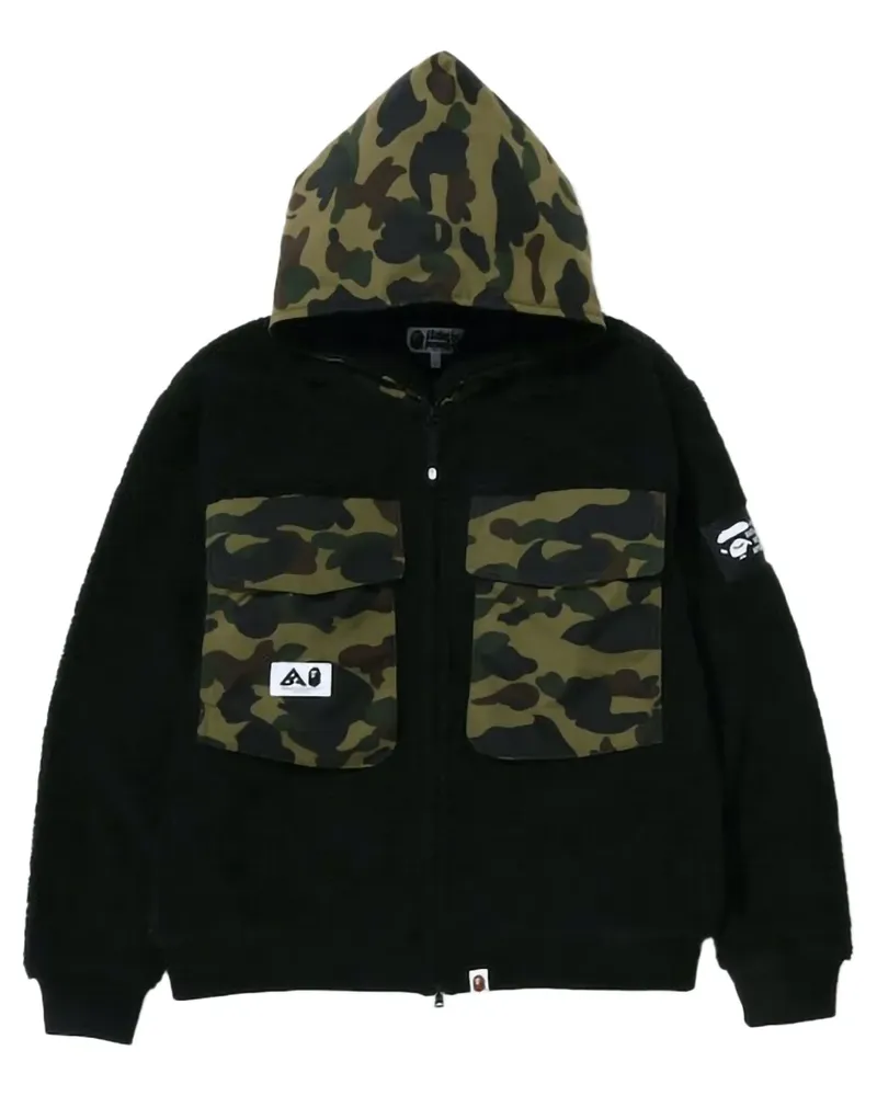 BAPE Big Pocket Bomberjacke - Schwarz Schwarz