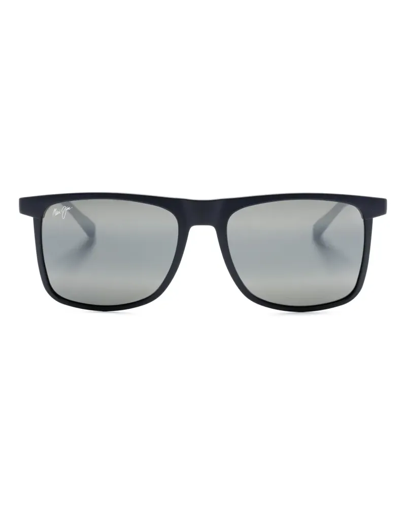 Maui Jim Makamae Sonnenbrille mit eckigem Gestell - Blau Blau