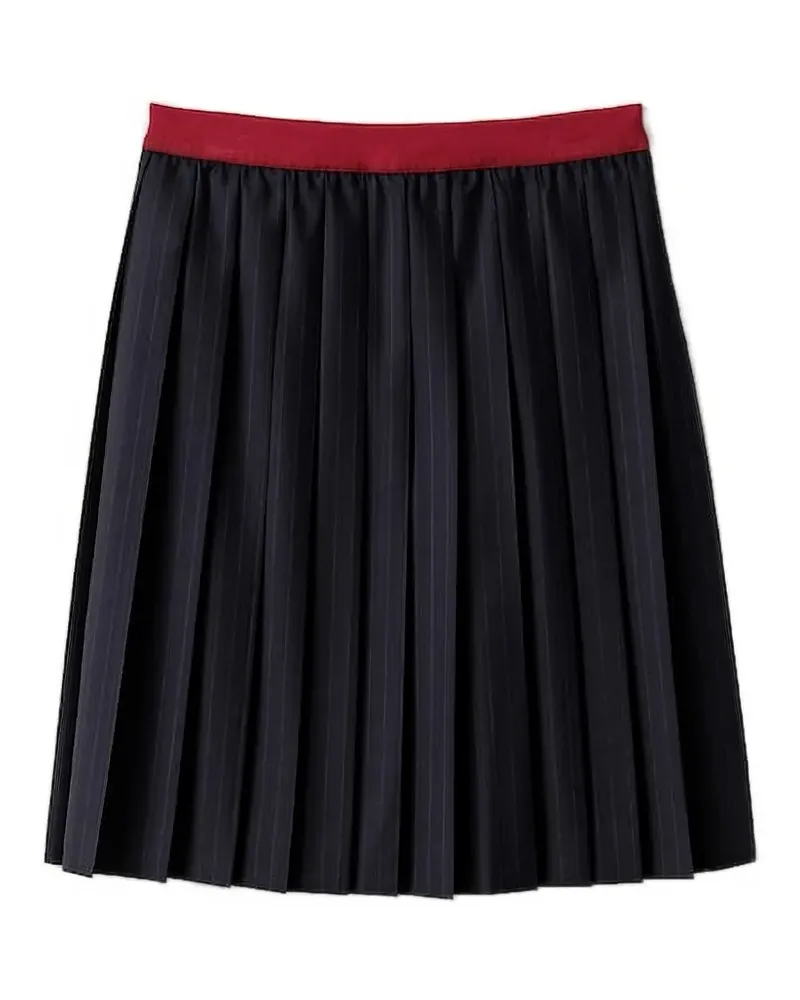 Miu Miu Rock mit Nadelstreifen - Blau Blau