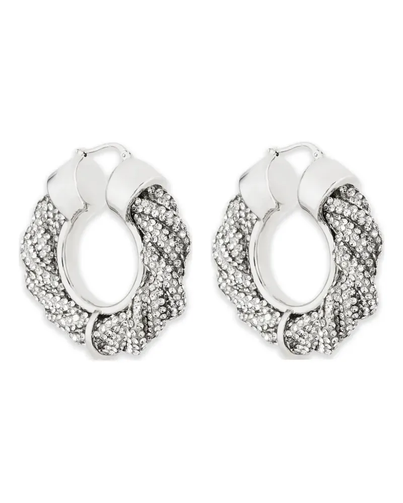 Aquazzura Scintilla Creolen - Silber Silber