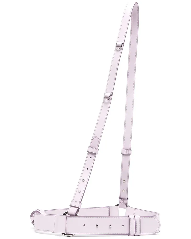 Stella McCartney Harness-Gürtel aus Kunstleder - Violett Violett
