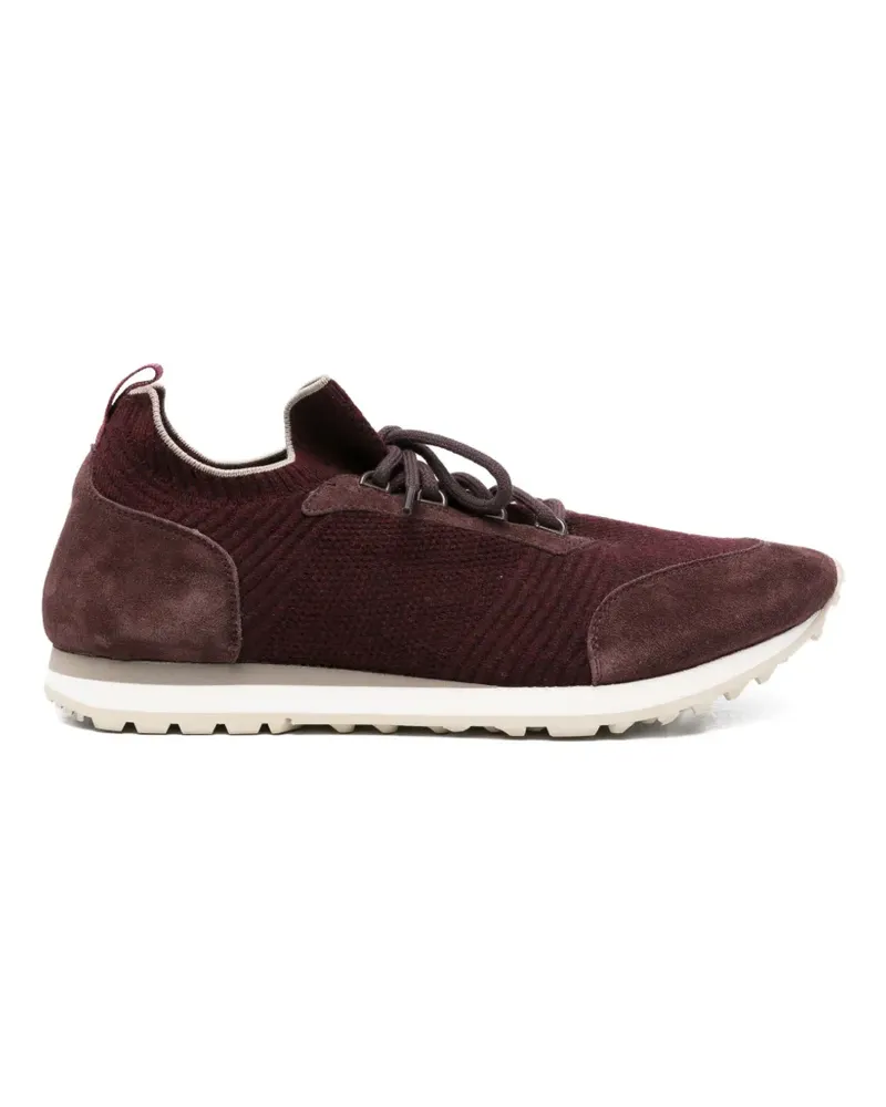 Eleventy Sneakers mit Wildledereinsätzen - Rot Rot