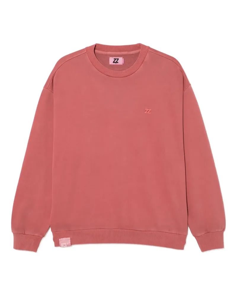Izzue Sweatshirt mit Logo-Stickerei - Rot Rot