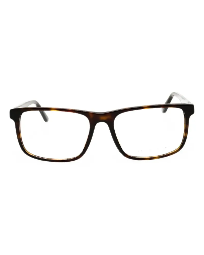 Ralph Lauren Brille mit eckigem Gestell - Braun Braun