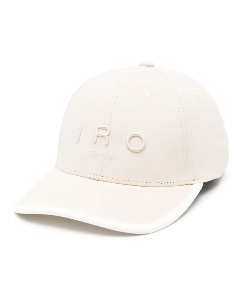 IRO Baseballkappe mit Logo-Stickerei - Nude Nude