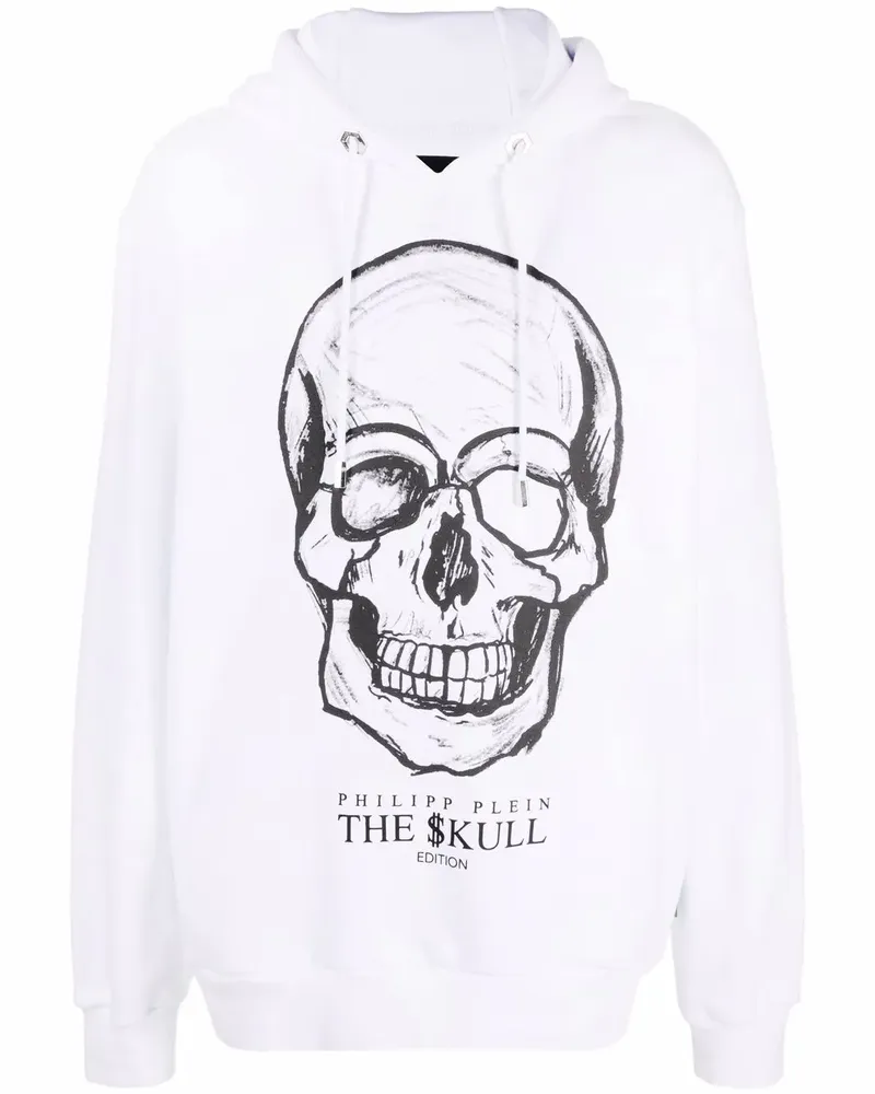 Philipp Plein The Skull Hoodie - Weiß Weiß