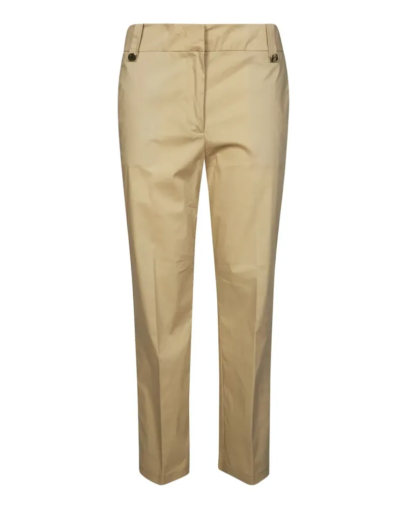 Liu Jo pressed-crease tailored trousers - Nude Nude