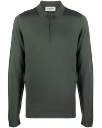 John Smedley Belper Poloshirt Grün