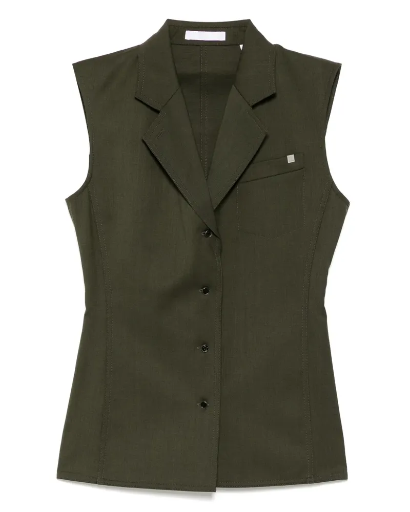 Helmut Lang Modest Weste - Grün Grün