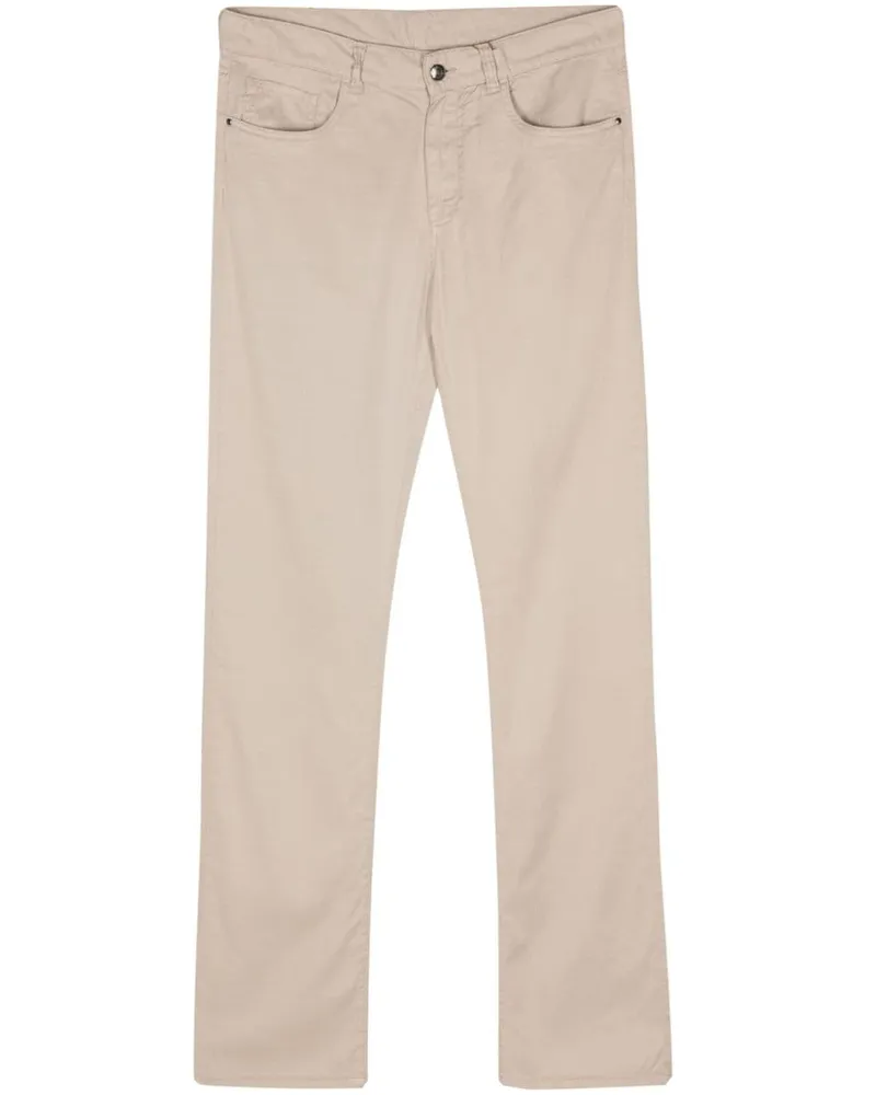 Canali Chino mit schmalem Schnitt - Nude Nude