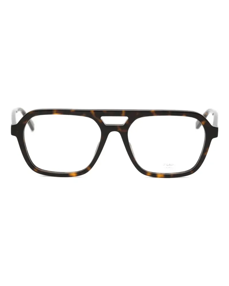Saint Laurent pilot-frame glasses - Braun Braun