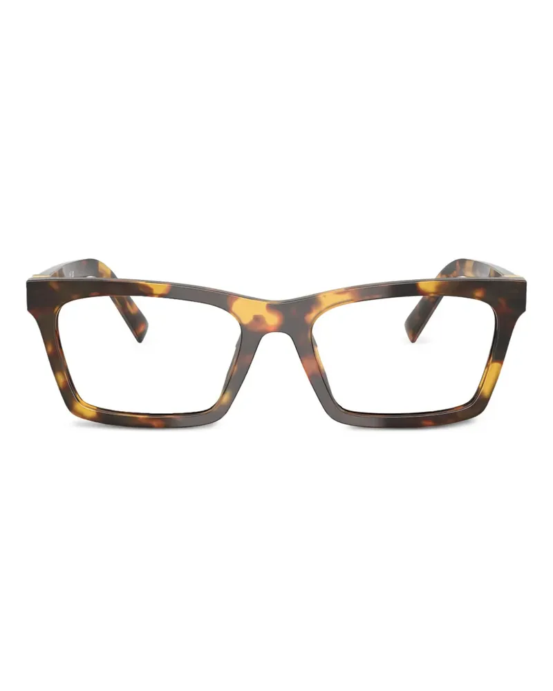 Miu Miu Eckige Brille in Schildpattoptik - Braun Braun