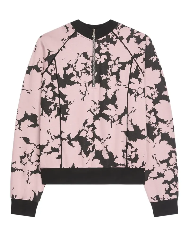Dries van Noten jacquard zip sweatshirt - Rosa Rosa
