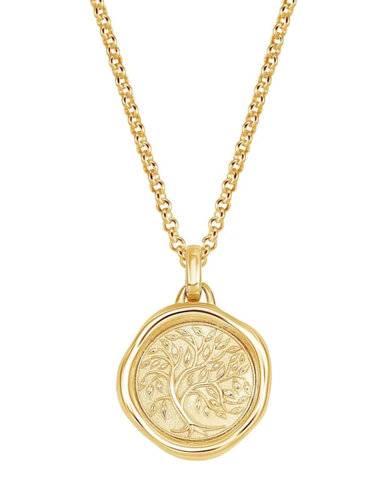 Dower & Hall Tree of Life Halskette - Gold Gold
