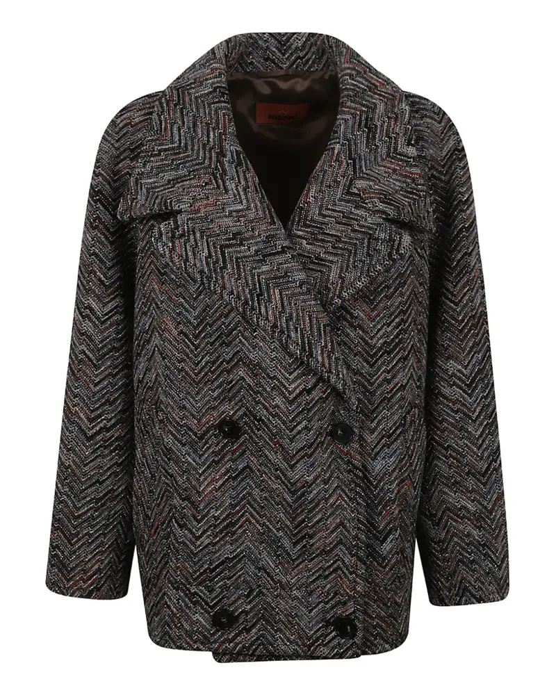 Missoni double-breasted jacket - Schwarz Schwarz
