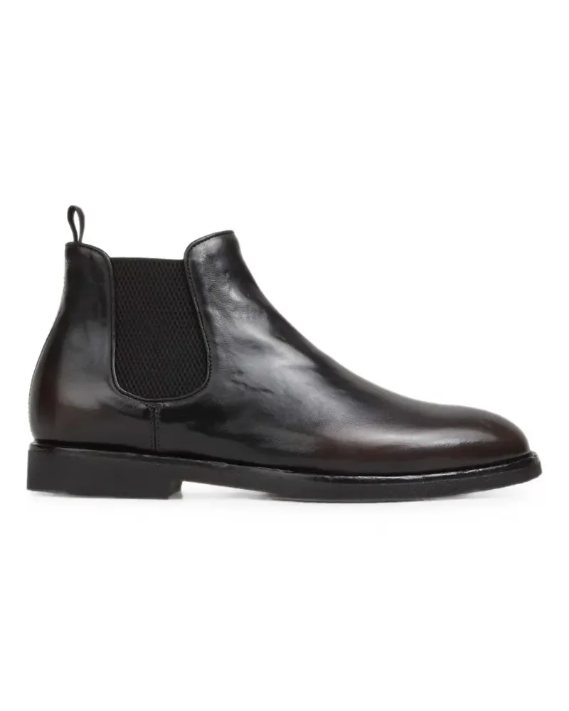 Officine Creative Italia calf leather Chelsea boots - Braun Braun