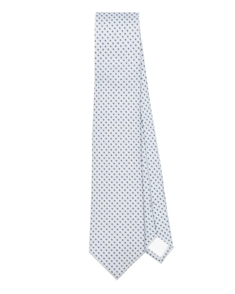 Corneliani Krawatte aus Seide Blau