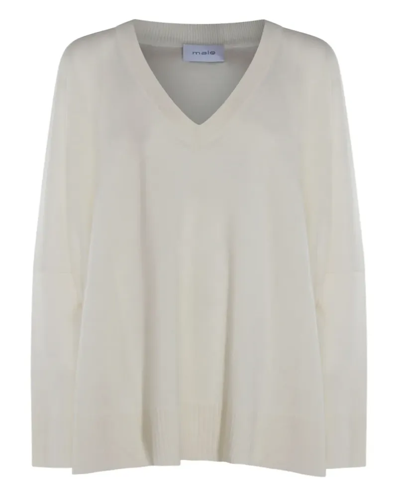 Malo cashmere sweater - Weiß Weiß