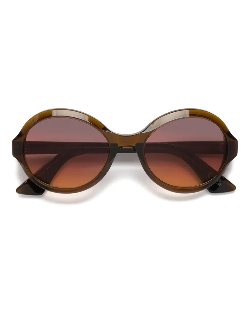 Marni x RETROSUPERFUTURE Nozea Sonnenbrille mit rundem Gestell - Braun Braun
