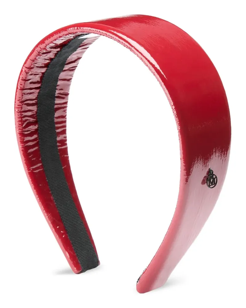 Maison Michel Elizabeth Haarreif in Lackoptik - Rot Rot