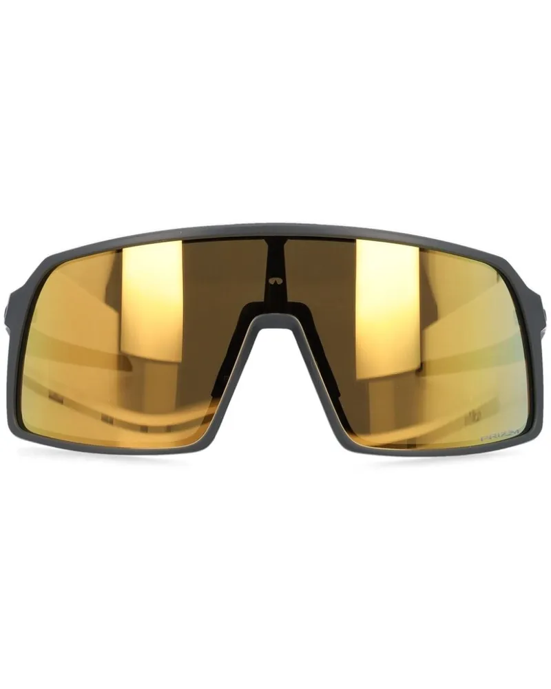 Oakley Sutro Lite Sonnenbrille mit Shield-Gestell - Schwarz Schwarz