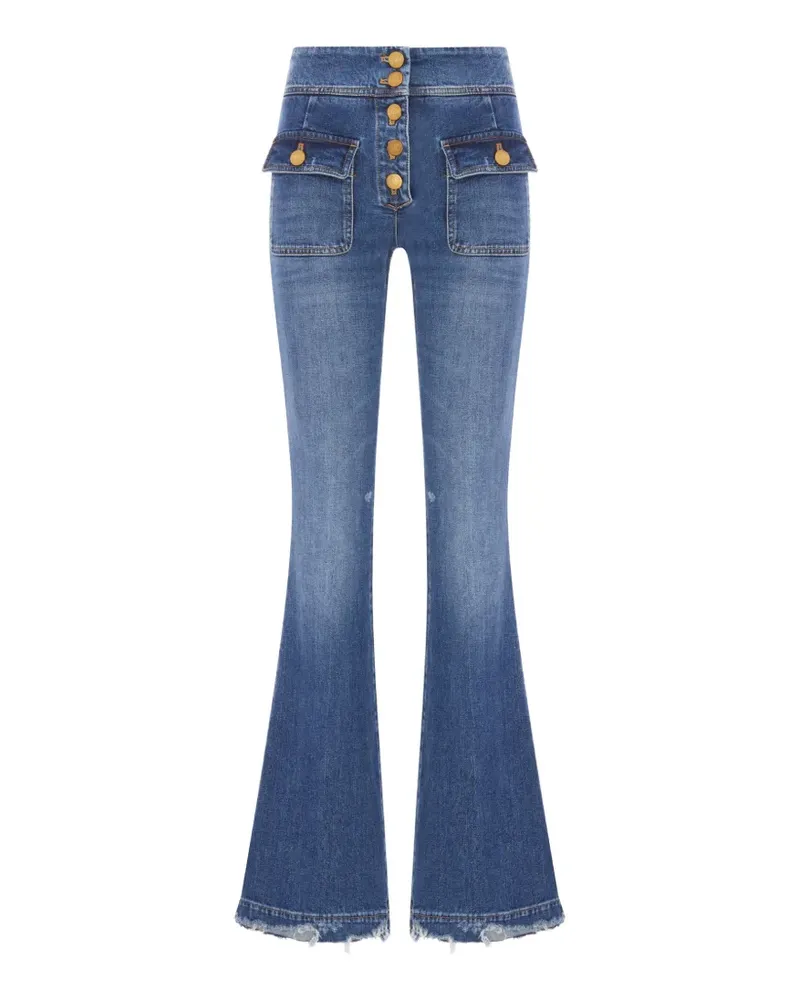 Seafarer button-front flared jeans - Blau Blau