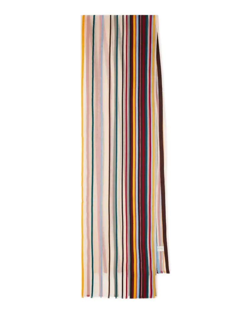 Paul Smith Gestreifter Schal - Nude Nude