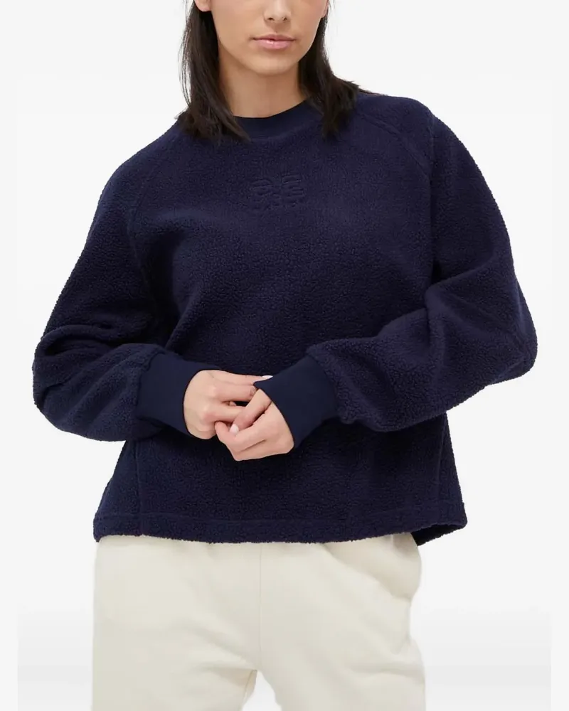 P.E. NATION embossed crew-neck sweatshirt - Blau Blau