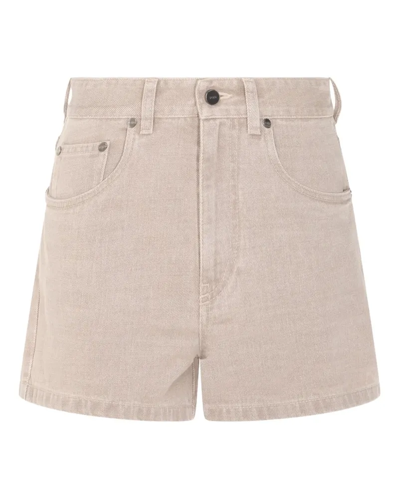 Fendi denim shorts - Nude Nude
