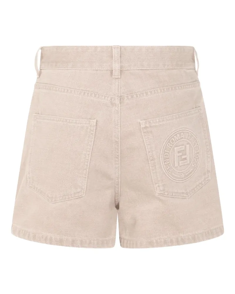 Fendi Klassische Jeans-Shorts - Nude Nude