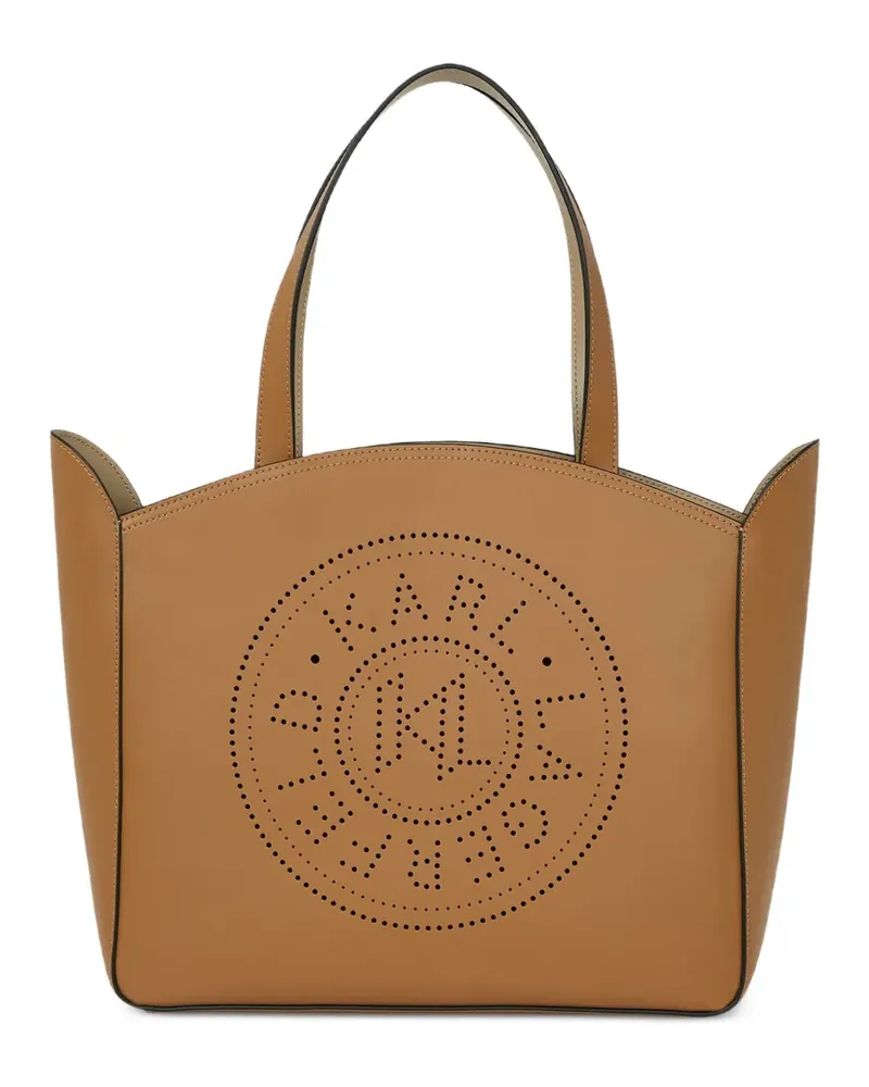Karl Lagerfeld Mittelgroße K/Circle Tote Bag - Braun Braun