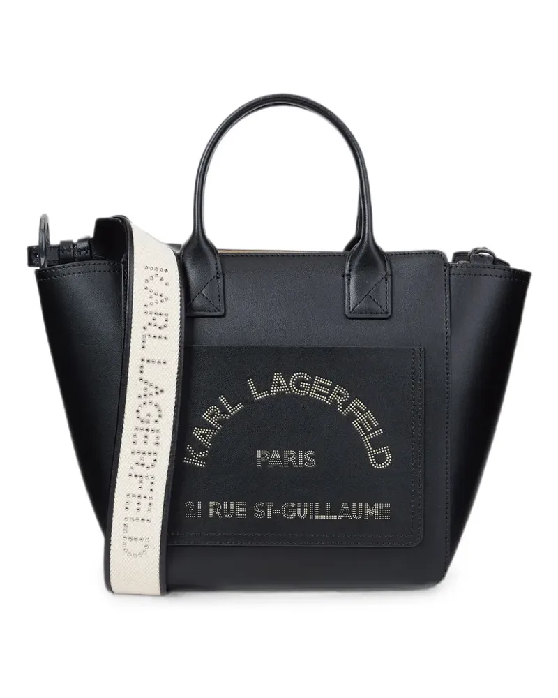 Karl Lagerfeld K/Daily Tote Bag mit Nieten - Schwarz Schwarz