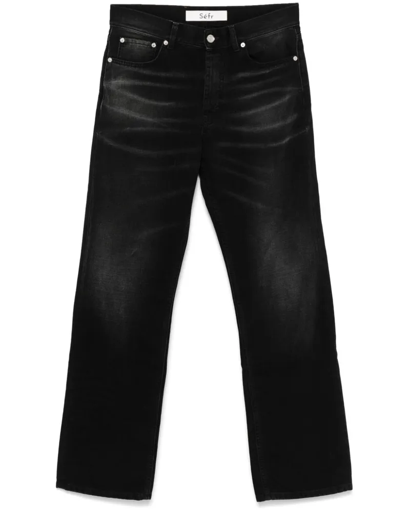 Séfr Classic Cut Jeans - Schwarz Schwarz