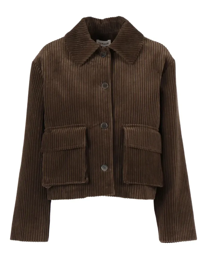 P.A.R.O.S.H. P.A.R.O H. Jacke aus Cord - Braun Braun