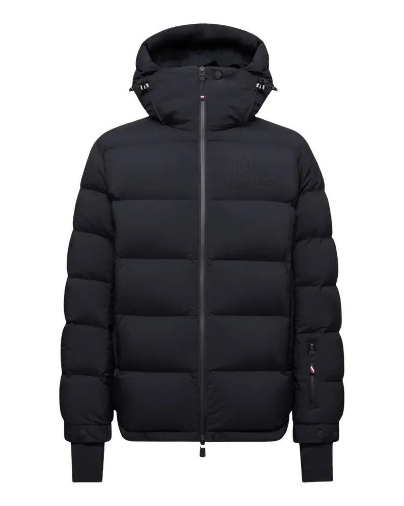 Moncler Gesteppte Kapuzenjacke - Schwarz Schwarz