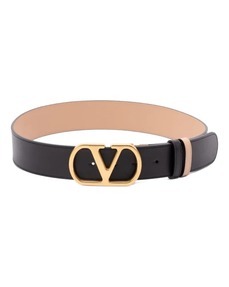 Valentino Garavani VLogo Signature Gürtel - Schwarz Schwarz