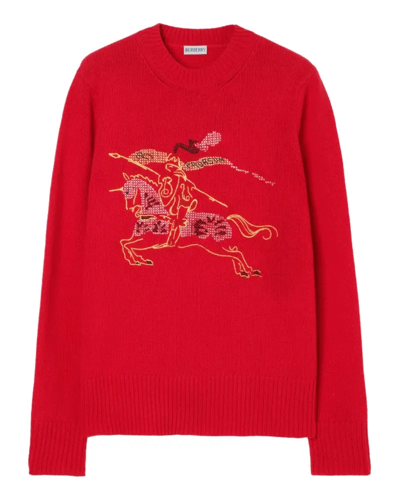 Burberry EKD cross-stitch sweater - Rot Rot