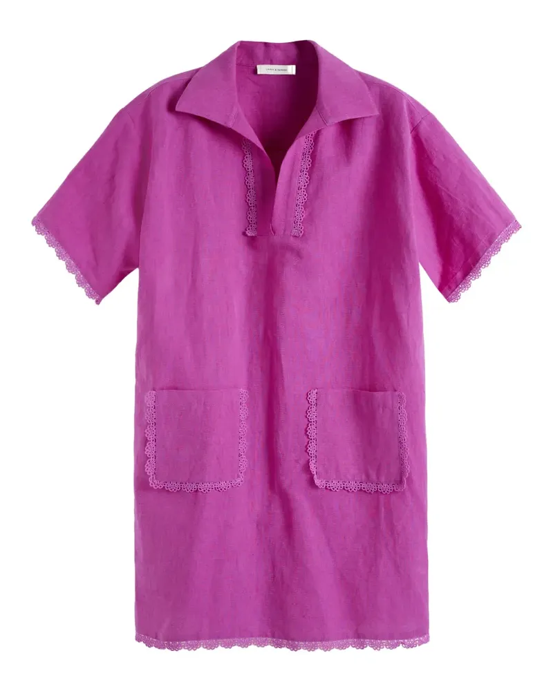 Chinti & Parker Kurzärmeliges Minikleid - Violett Violett