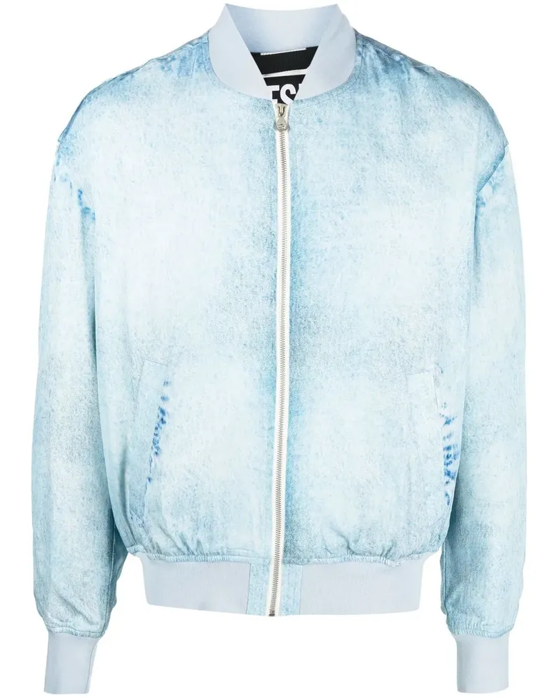 Diesel Bomberjacke mit Stehkragen - Blau Blau