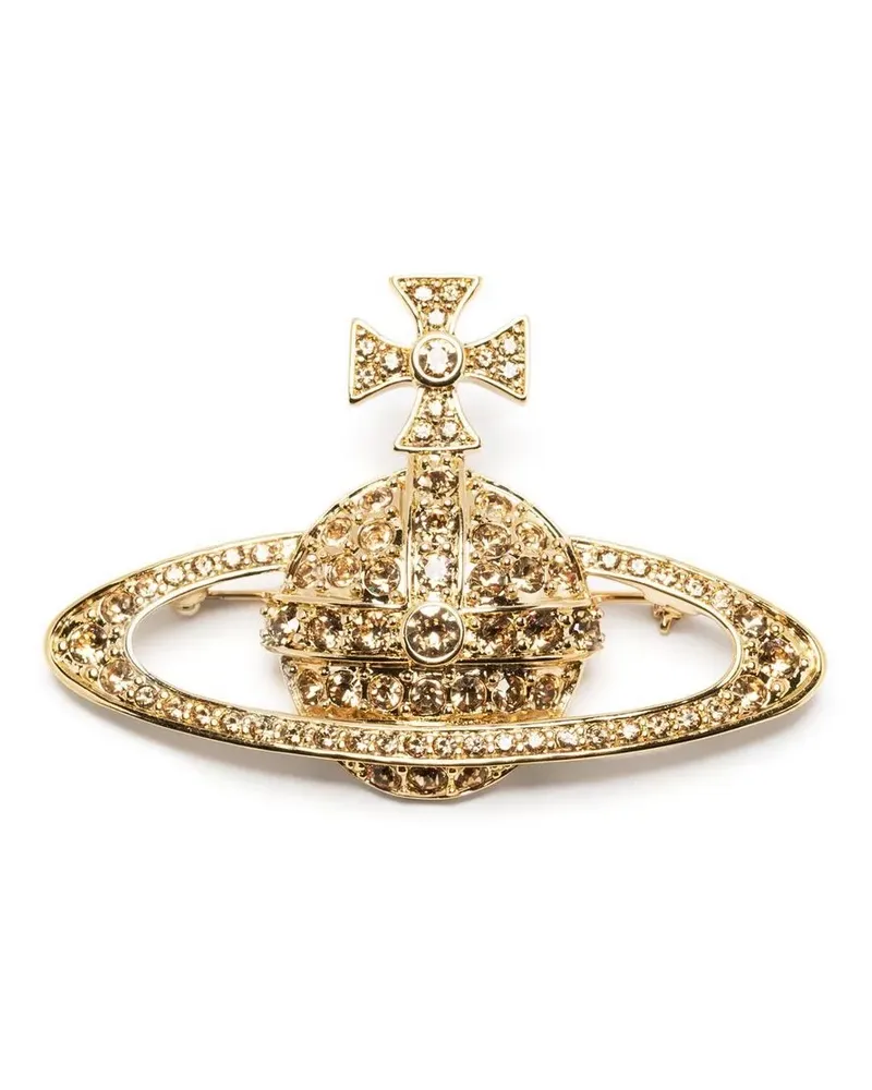 Vivienne Westwood Anstecknadel mit Signaturen - Gold Gold