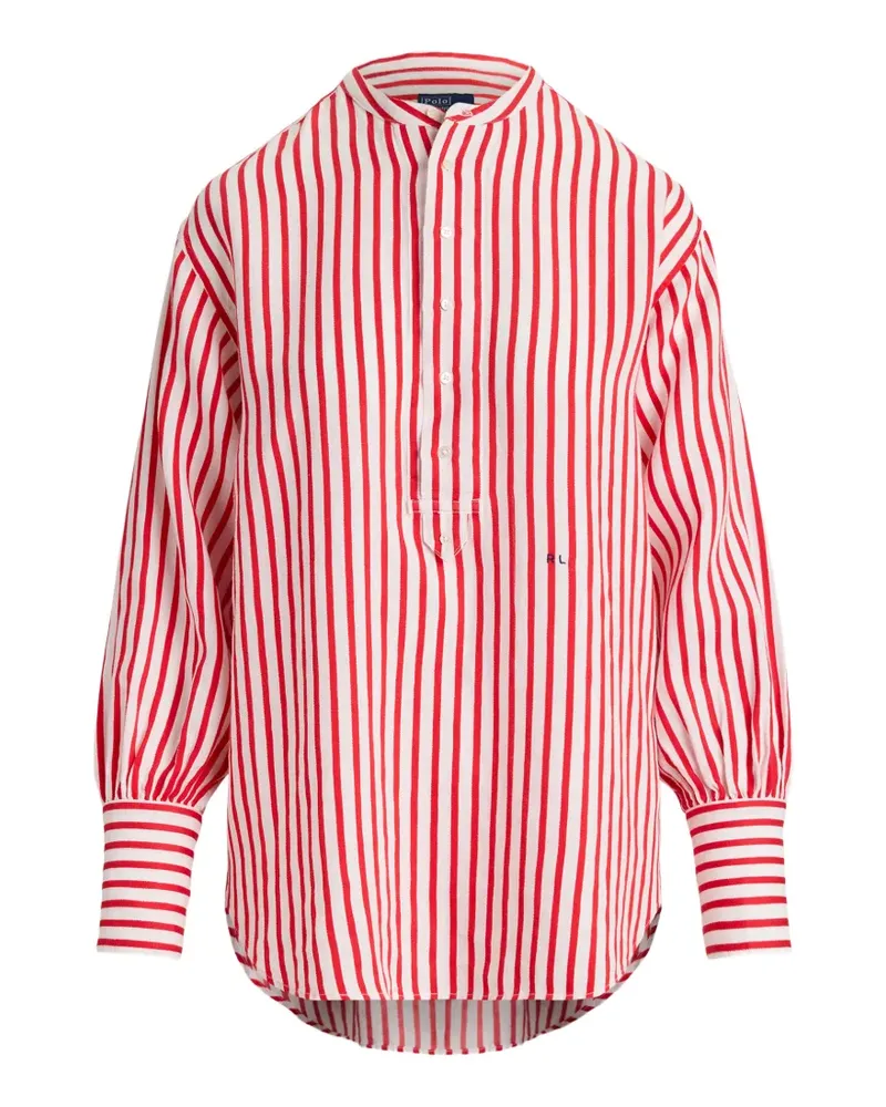 Ralph Lauren Gestreiftes Hemd - Rot Rot